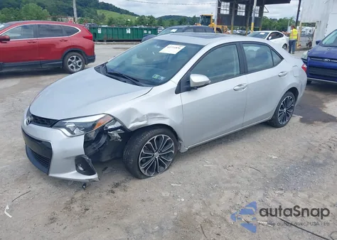 2014 Toyota Corolla S Plus из США, поврежденный, VIN 2T1BURHE4EC044565